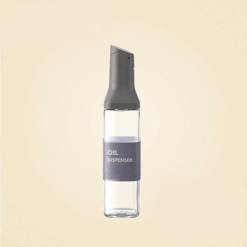 1pc 500ml/16.9oz Oil And Vinegar Bottle; Automatic Opening And Closing Oil Pot; Anti-leakage Anti-hanging Oil Household Kitchen Soy Sauce Vinegar Oil Tank; Gravity Oil Bottle