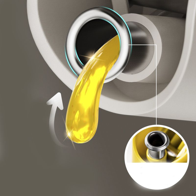 1pc 500ml/16.9oz Oil And Vinegar Bottle; Automatic Opening And Closing Oil Pot; Anti-leakage Anti-hanging Oil Household Kitchen Soy Sauce Vinegar Oil Tank; Gravity Oil Bottle