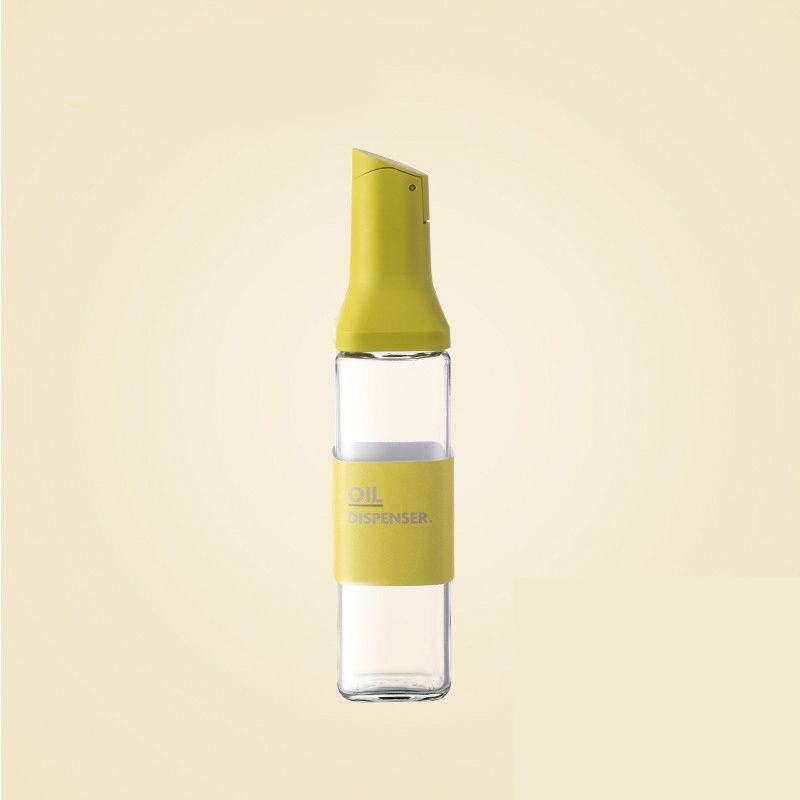 1pc 500ml/16.9oz Oil And Vinegar Bottle; Automatic Opening And Closing Oil Pot; Anti-leakage Anti-hanging Oil Household Kitchen Soy Sauce Vinegar Oil Tank; Gravity Oil Bottle