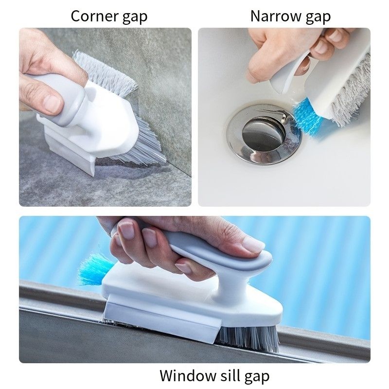 1pc Brush The Gap Between The Floor; Brush The Gap Between The Floor And The Bathroom; Brush The Bathroom Floor; Brush The Bathroom Corner; And Clean The Toilet Brush