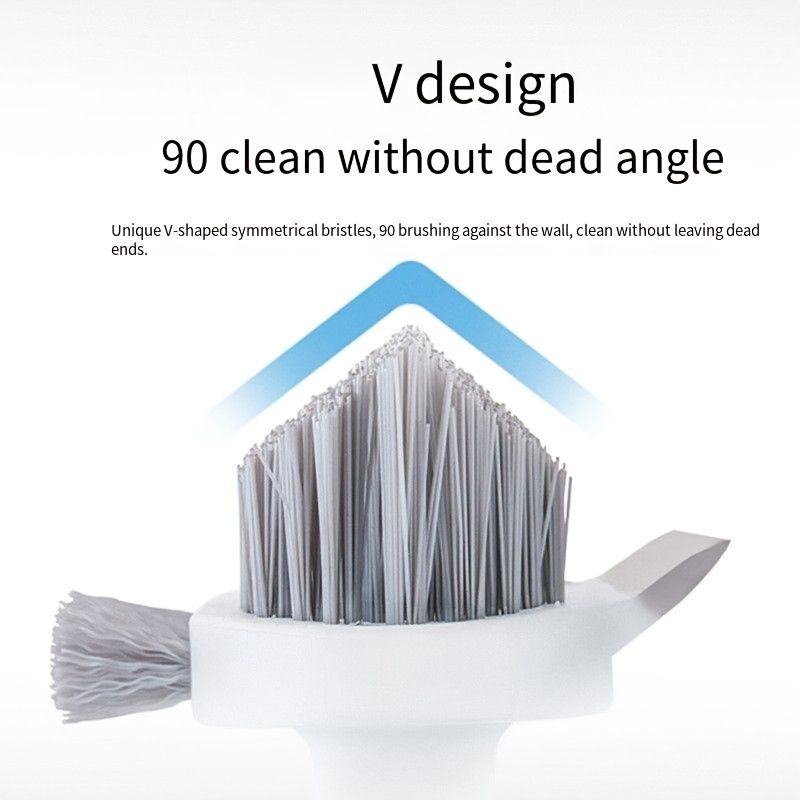 1pc Brush The Gap Between The Floor; Brush The Gap Between The Floor And The Bathroom; Brush The Bathroom Floor; Brush The Bathroom Corner; And Clean The Toilet Brush